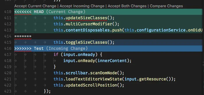merge conflict