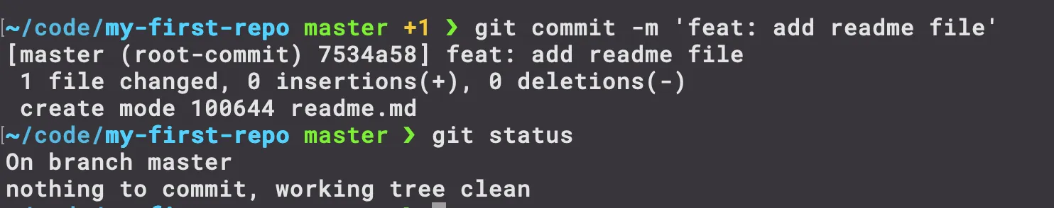 git commit