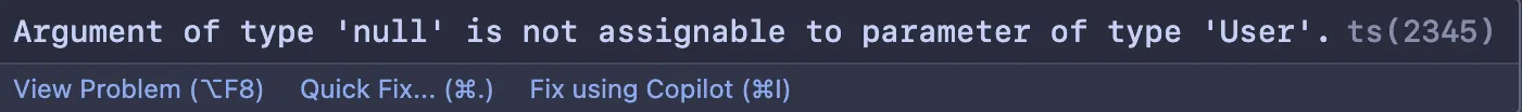 ts error